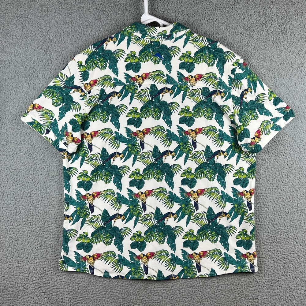 Tommy Bahama Island Zone Hawaiian Shirt Mens XL Parrot Bird Allover Print 37.5 - Picture 4 of 11